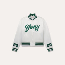 Load image into Gallery viewer, Varsity Satin Bomber Jacket