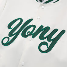 Load image into Gallery viewer, Varsity Satin Bomber Jacket