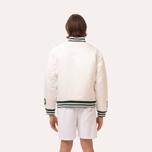 Load image into Gallery viewer, Varsity Satin Bomber Jacket