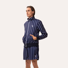Load image into Gallery viewer, Pin Stripe Mesh Track Jacket