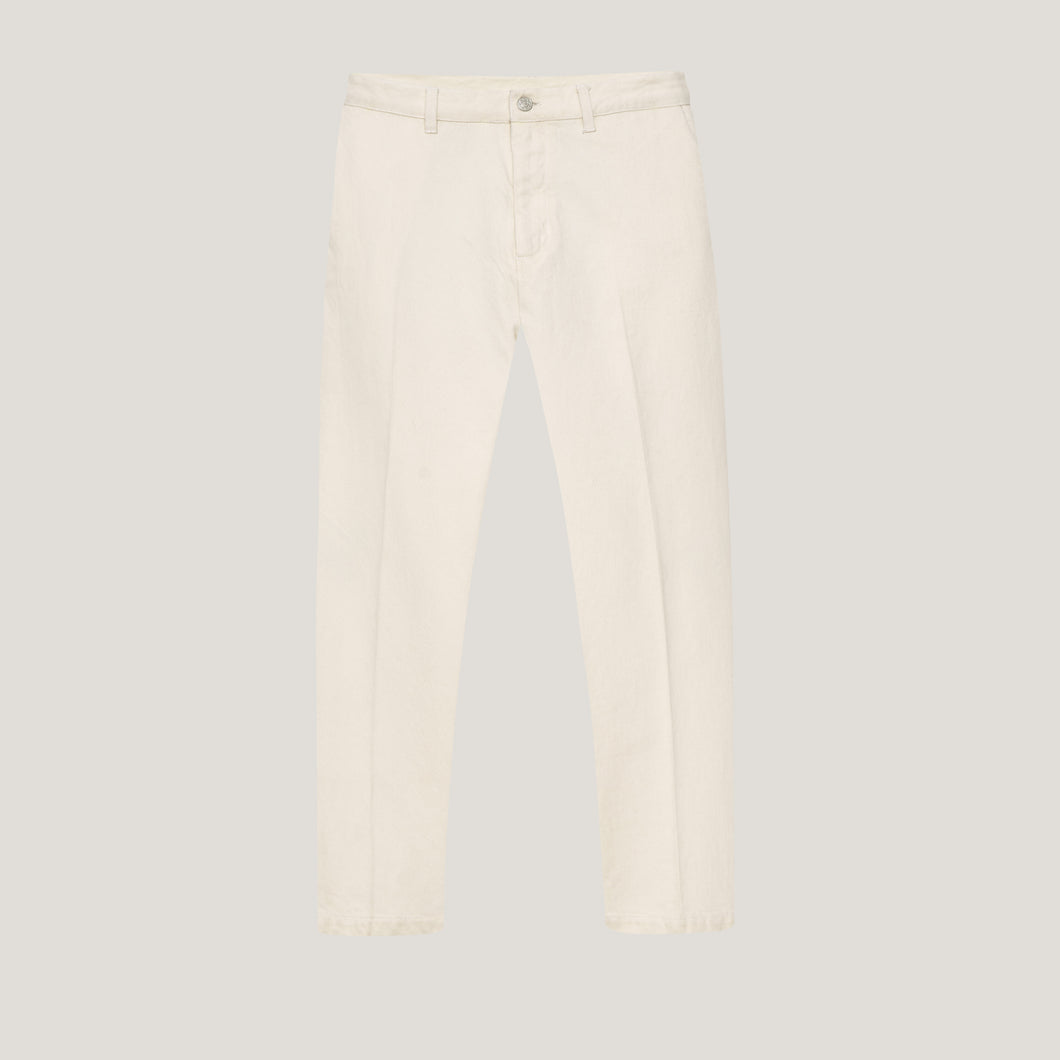 S | Cropped Creased Pants