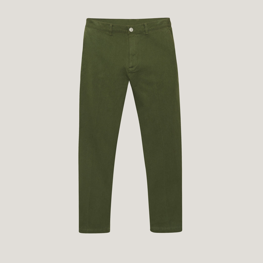 S | Cropped Creased Pants