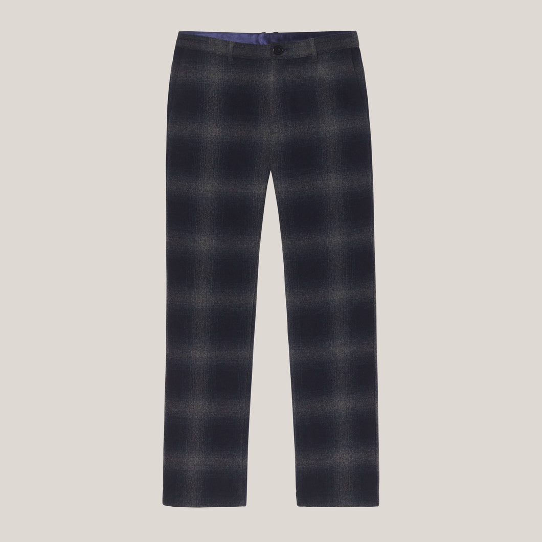 S | Plaid Wide Leg Trousers