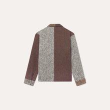 Load image into Gallery viewer, Patchwork Wool Shirt Jacket
