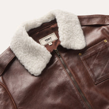 Load image into Gallery viewer, Leather Flight Jacket

