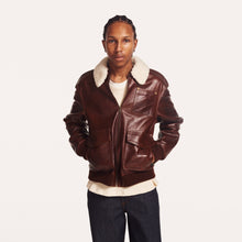 Load image into Gallery viewer, Leather Flight Jacket
