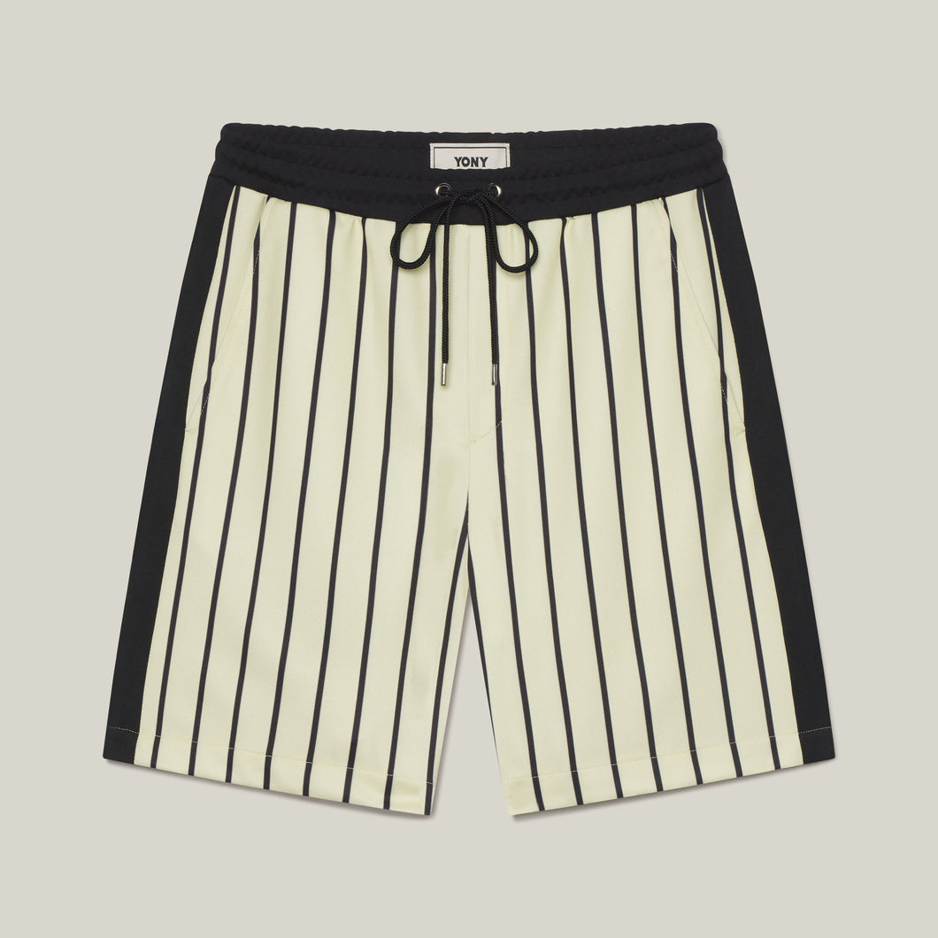 S | Paneled Striped Shorts