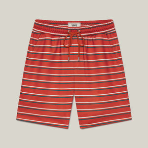 S | Striped Tennis Shorts