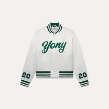 Load image into Gallery viewer, Varsity Satin Bomber Jacket
