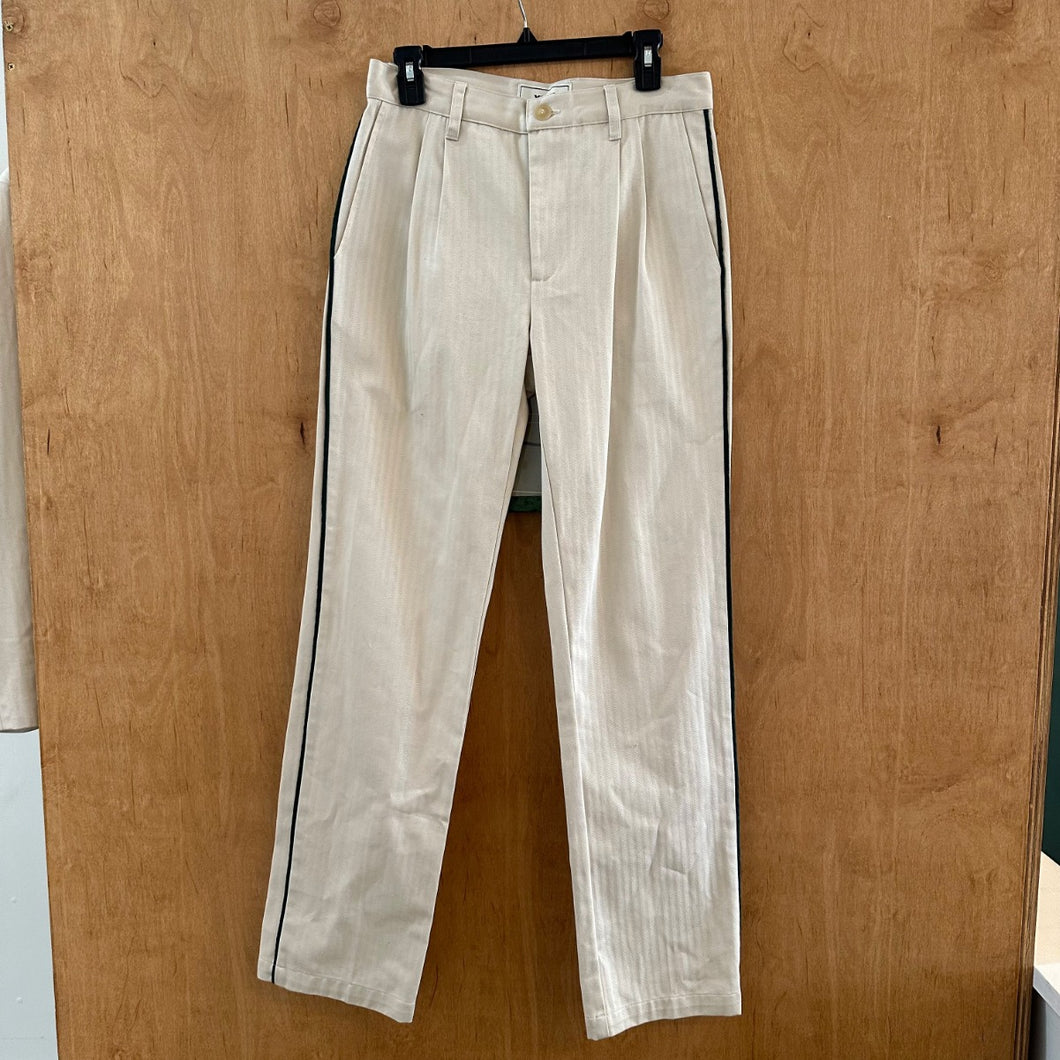 S | Supima Cotton Herringbone Trousers